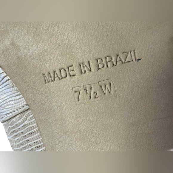 Walking Cradles Reptile Print Kitten Heels Size 7 1/2 GUC - Picture 8 of 8